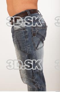 Thigh jeans photo reference of Sebastian 0003